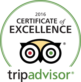 TripAdvisor Certificate of Excellence 2016 for Chateau Morrisette Winery
