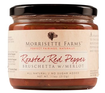 Roasted Red Pepper Bruschetta