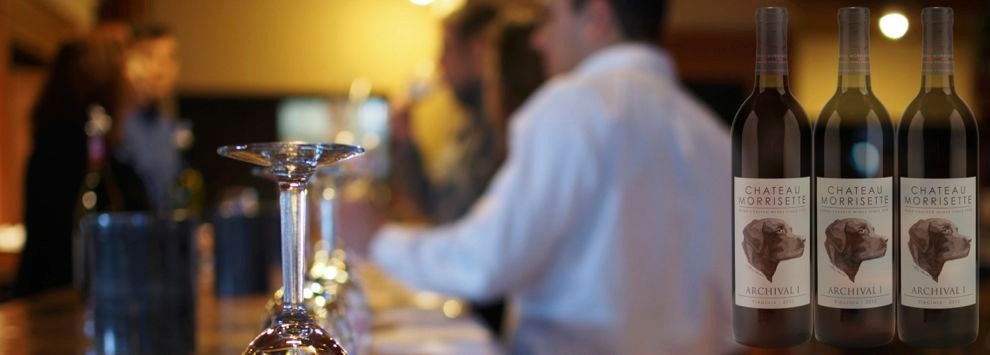 Chateau Morrisette wine tasting room